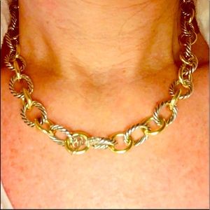 David Yurman classic oval link necklace 17 inch